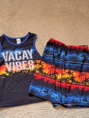 Kids Summer PJ Set "Vacay Vibes'
